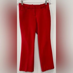 Worthington Petites | Women’s Cherry Red Modern Fit Dress Pants, Size 4P